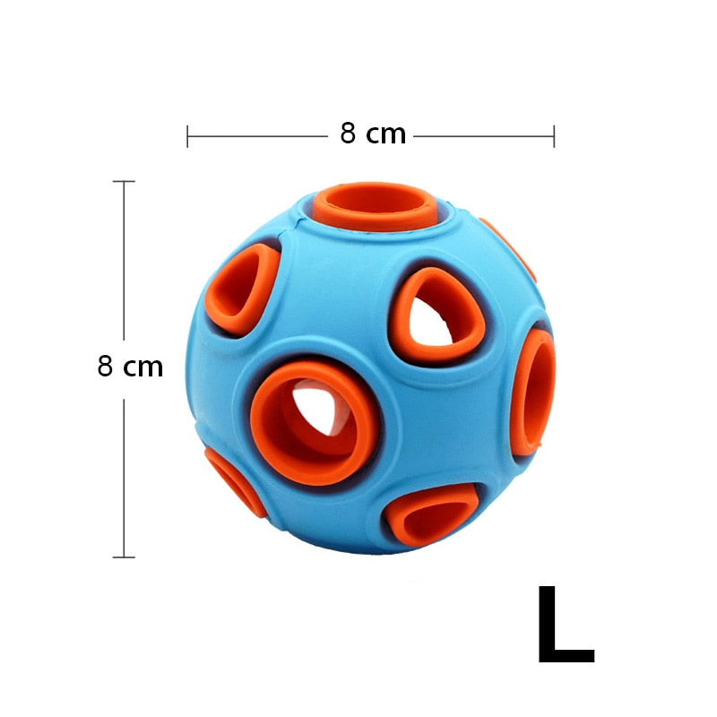 Interactive Rubber Chew Ball for Dogs