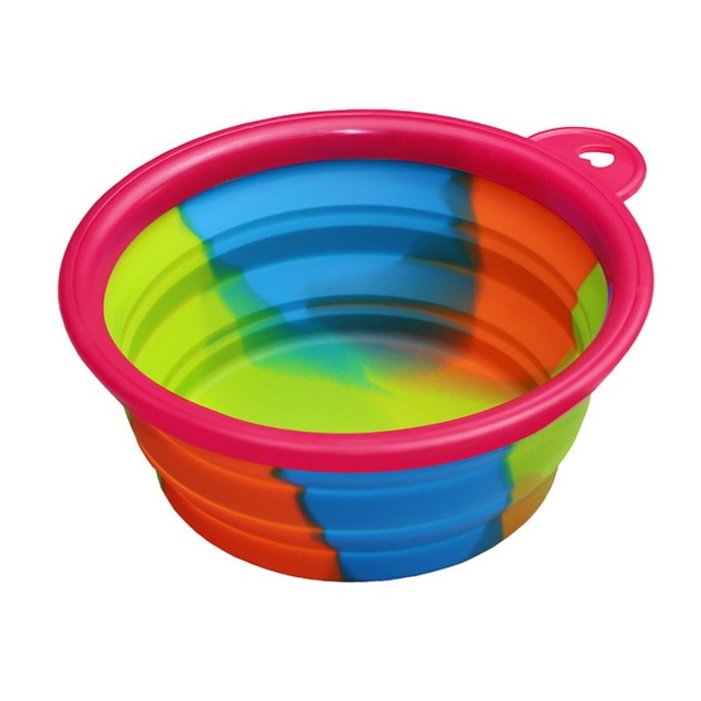 Collapsible Silicone Travel Bowl for Dogs