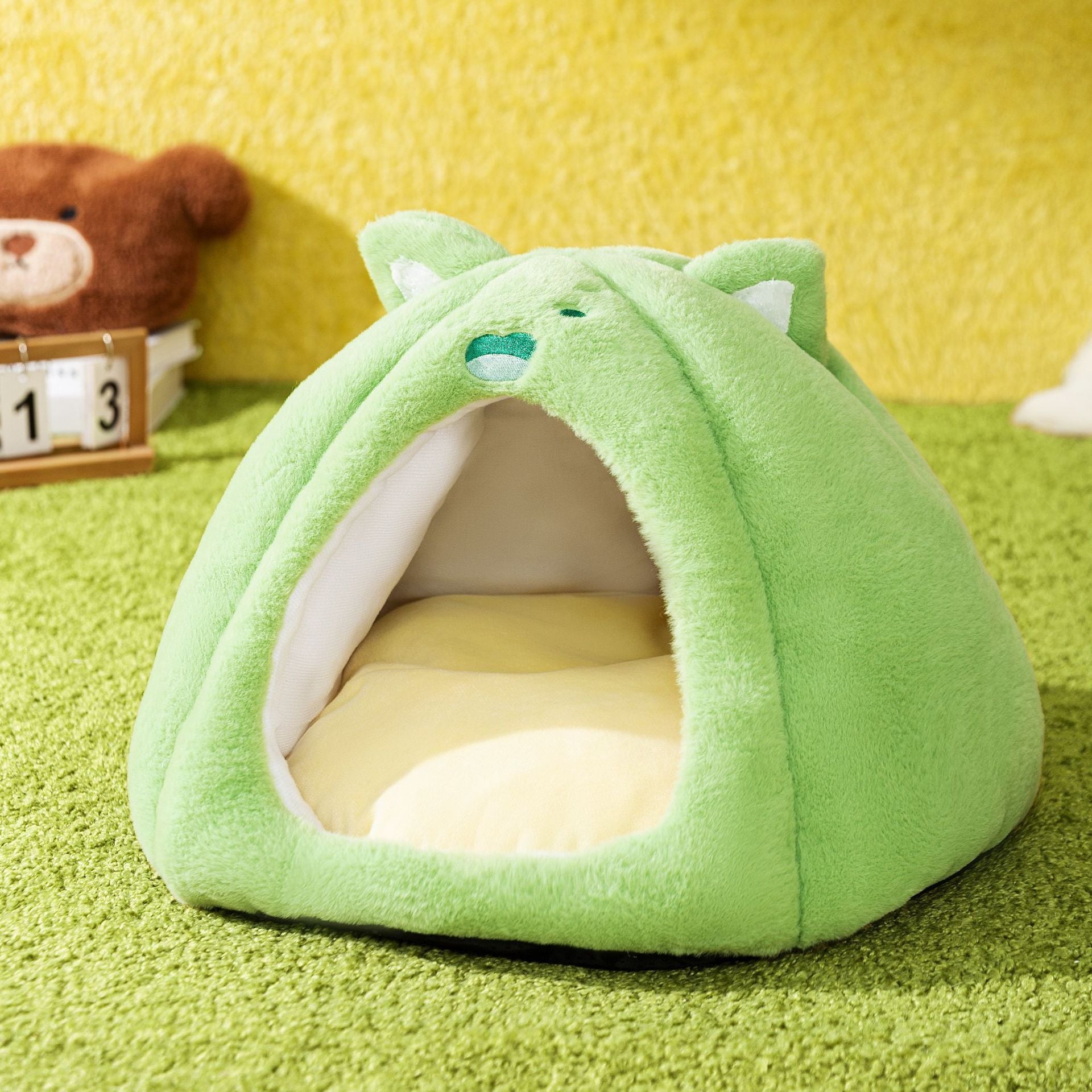 Toast Bread Style Pet Bed for Cats & Dogs