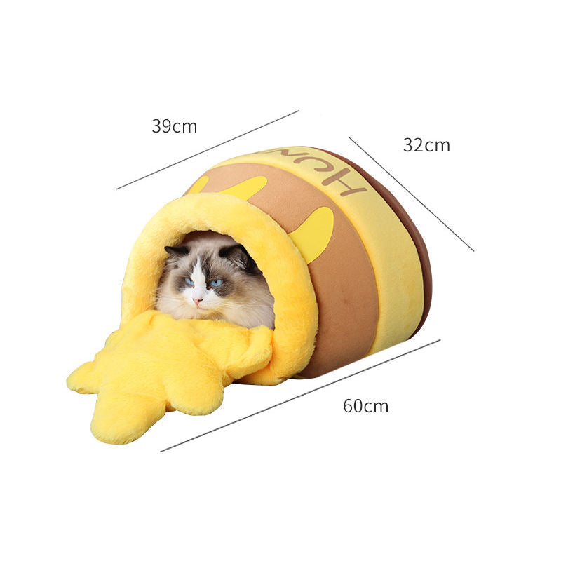 Honey Jar Style Winter Pet Bed