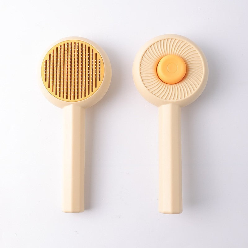 Self-Cleaning Pet Grooming Comb