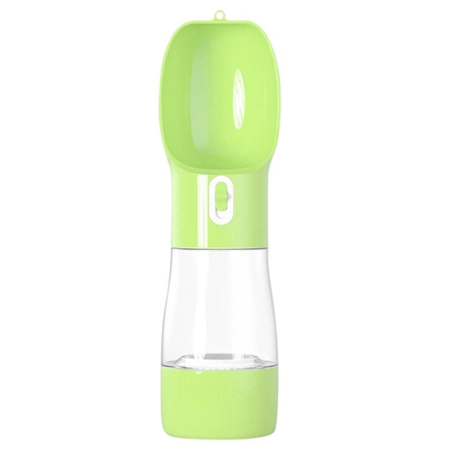 Portable Pet Water Bottle with Bowl - Travel Feeder