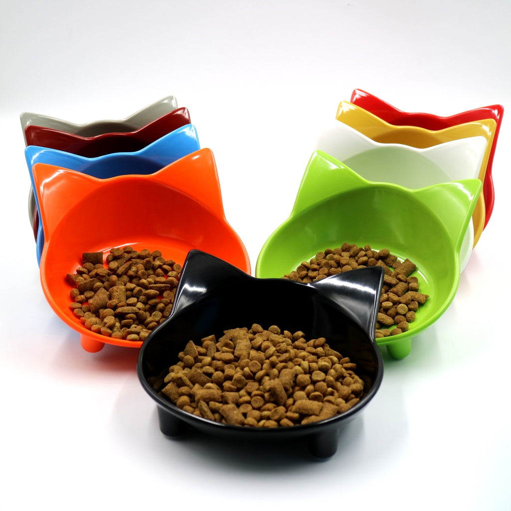 Melamine Cat Bowl - Non-Slip, Multiple Colors