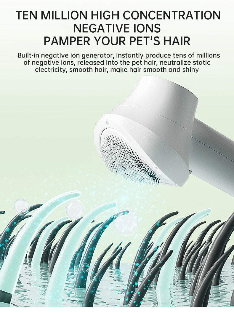 Smart Pet Hair Dryer &amp; Brush