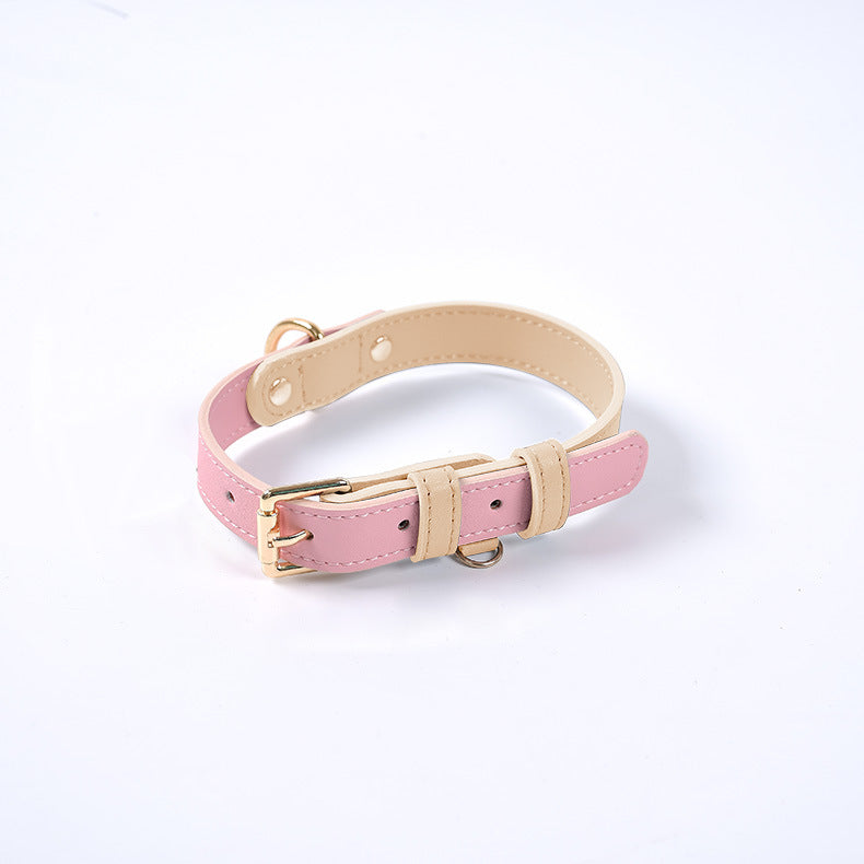 Genuine Leather Collar for Dogs & Cats