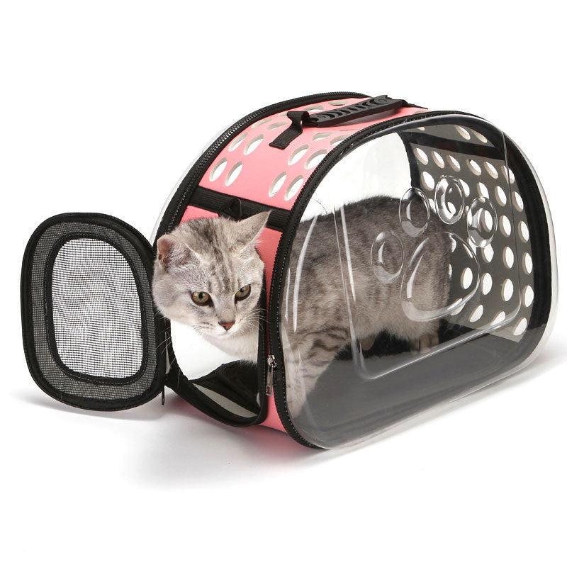 Transparent Space Capsule Pet Backpack