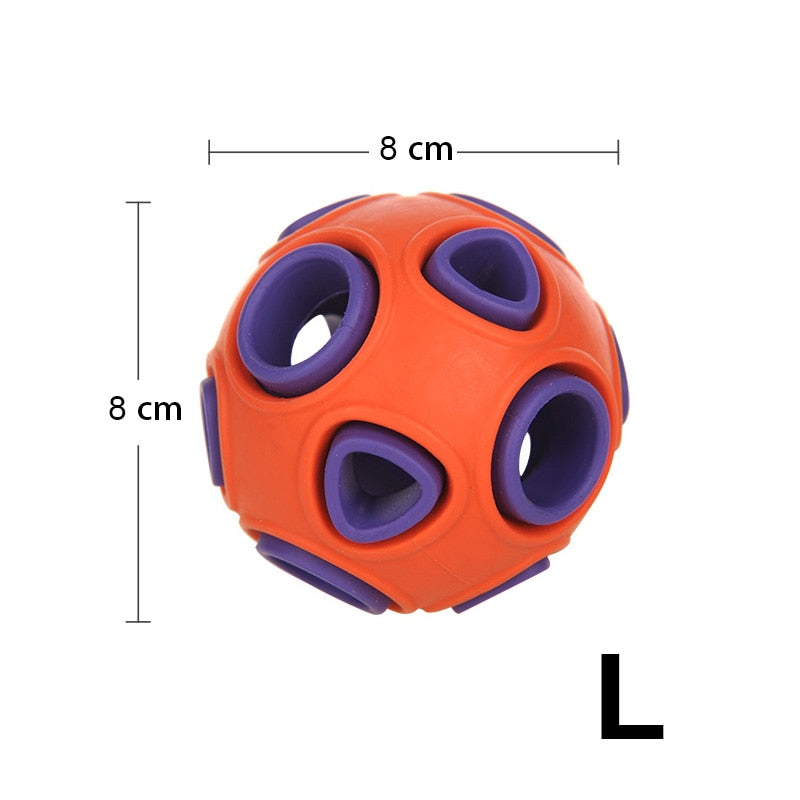 Interactive Rubber Chew Ball for Dogs