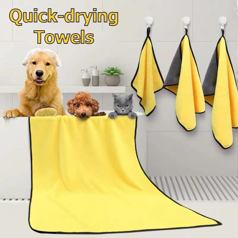 Quick-Dry Pet Bath Towel