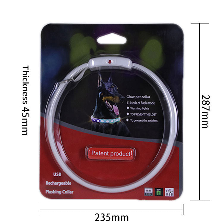 Multi-Color LED Glow Collar - Cut to Fit