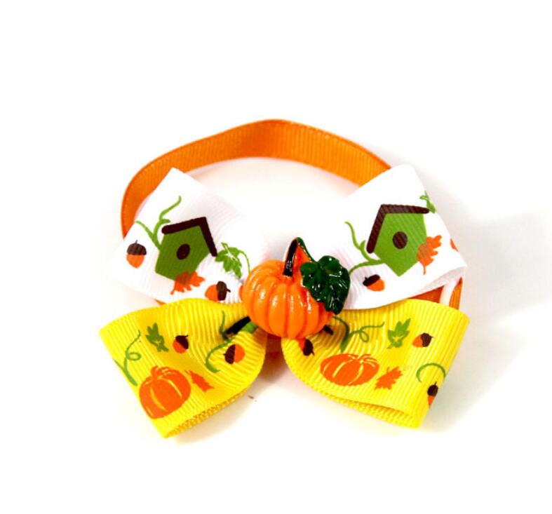 Pumpkin Bow Tie for Pets (5 Styles)