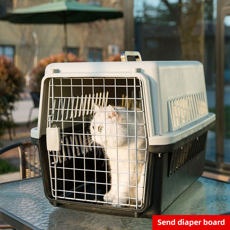 Hard-Shell Pet Travel Carrier - Airline Style Crate