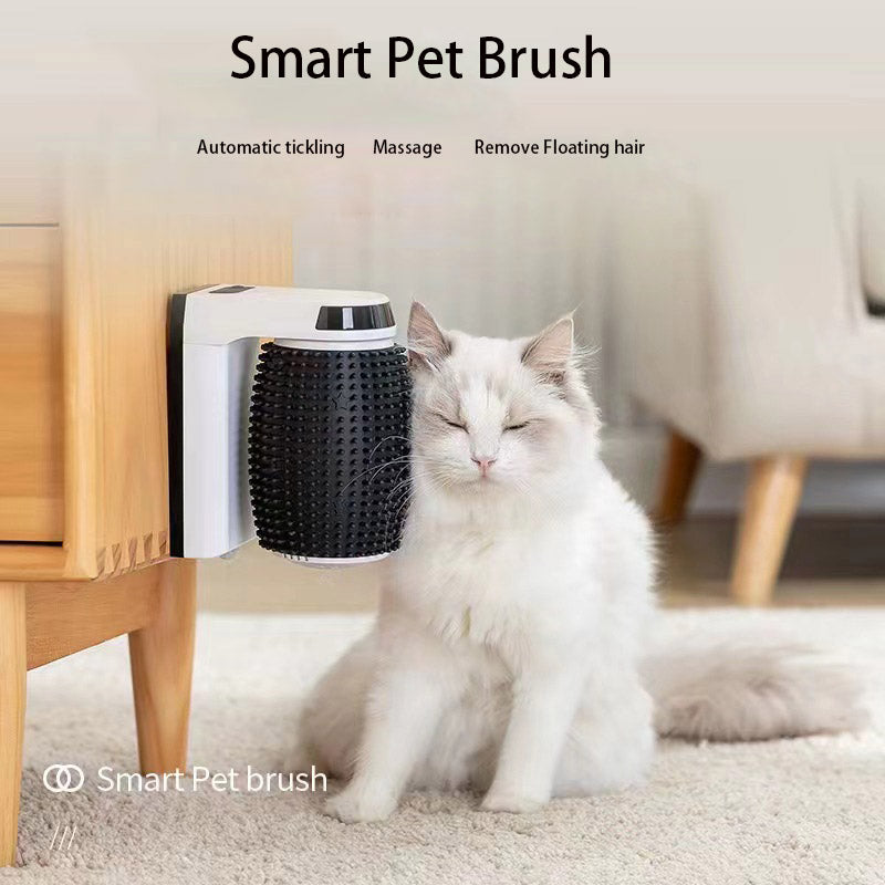Automatic Corner Cat Massage Brush with Catnip