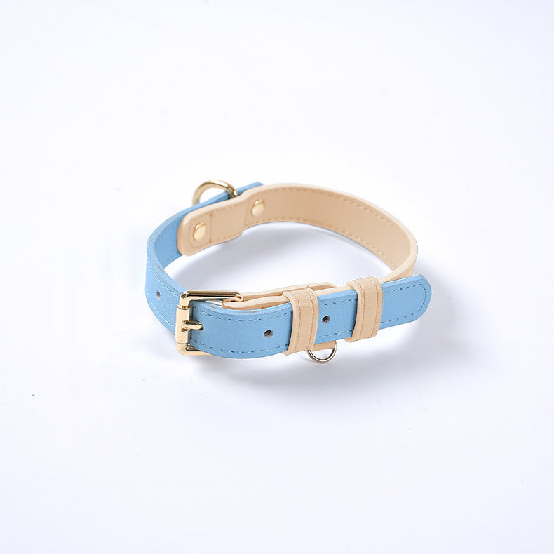 Genuine Leather Collar for Dogs & Cats