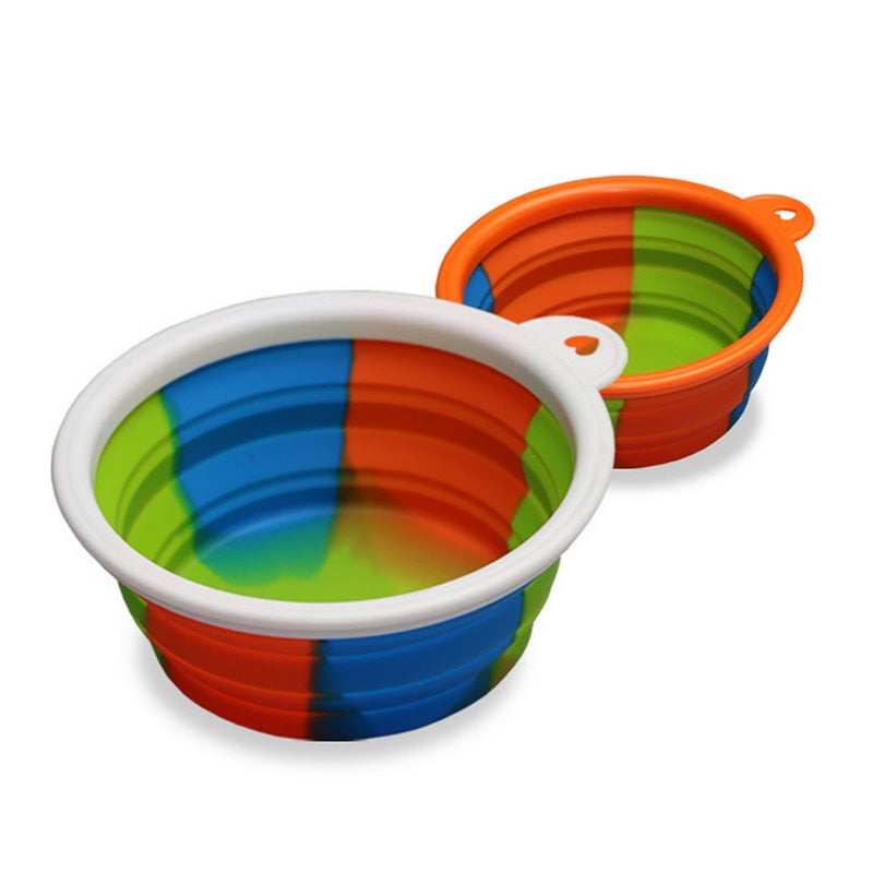 Collapsible Silicone Travel Bowl for Dogs