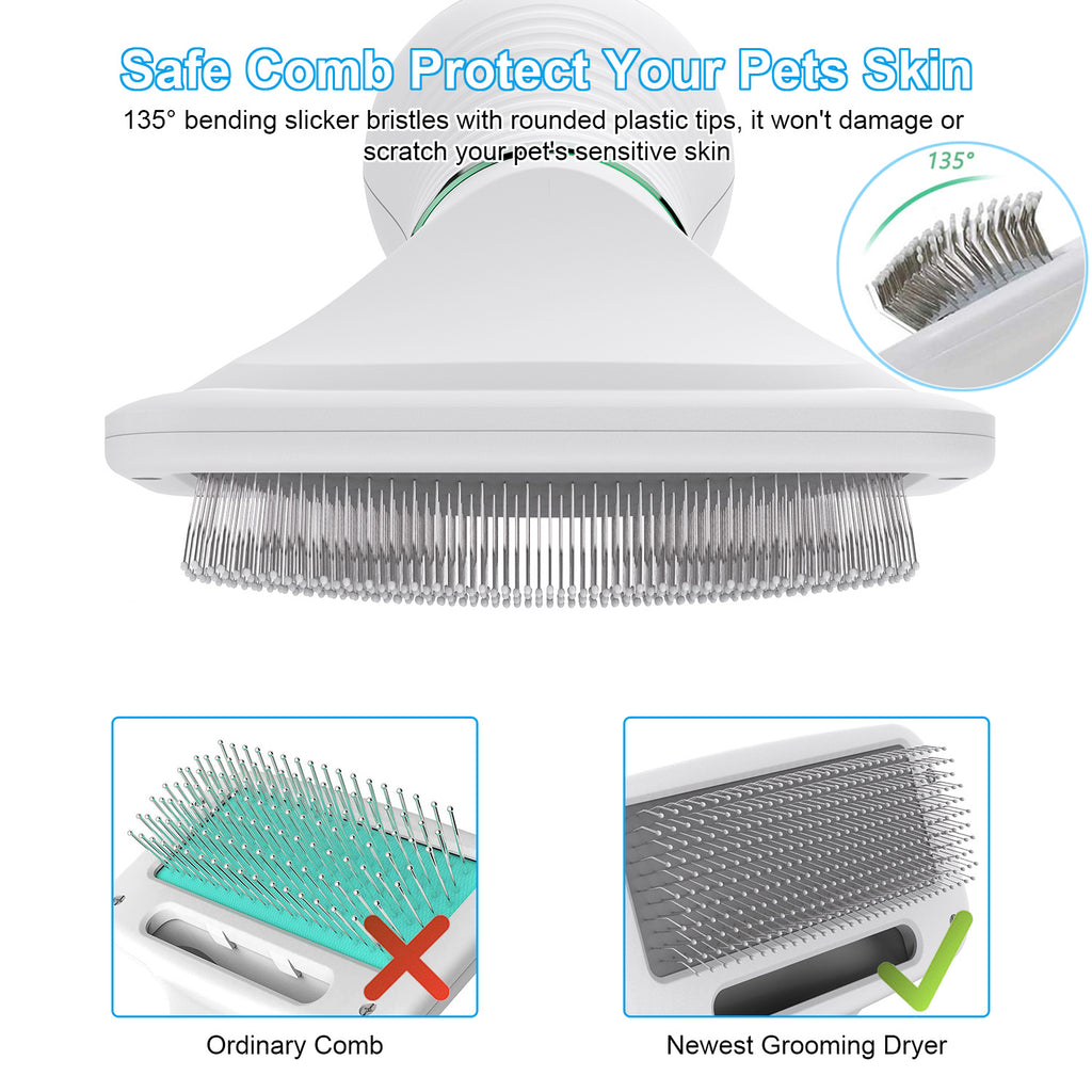 2-in-1 Pet Hair Dryer & Grooming Comb