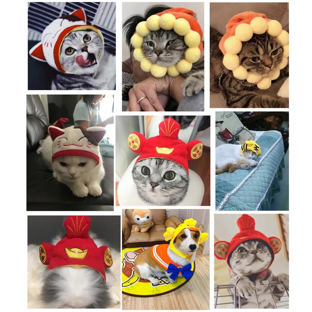 Decorative Cotton Party Hat for Pets